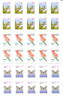 ** 4462H/4469H. Fauna Y Flora. Hojitas De 10 Sellos Procedentes De Los Carnets. Cat. 90 €. - Nuevos