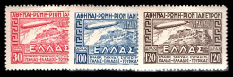 GRÈCE 1933 - Yv.PA 5-7 Mi.352-354, Sc.C 5-7 - MH * - Ungebraucht