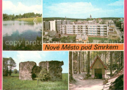 73637392 Nove Mesto Pod Smrkem Badesee Ruine Waldhuette Siedlung Nove Mesto Pod  - Tchéquie