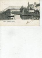 TUBIZE PASSERELLE DEMEUR CHEVAL CARTE ECRITE EN 1905 /6 - Tubize