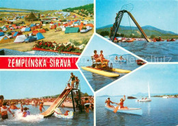 73637354 Zemplinska Sirava Campingplatz Strand Tretboot Kanu Segeln Stausee Zemp - Slowakei