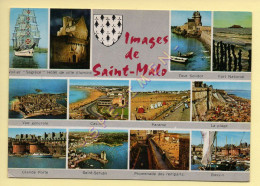 35. SAINT-MALO – Multivues – Blason (animée) (voir Scan Recto/verso) - Saint Malo