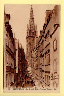 35. SAINT-MALO – La Grande-Rue (animée) (voir Scan Recto/verso) - Saint Malo