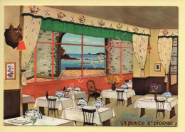 35. SAINT-MALO – Hôtel-Restaurant De La Porte St-Pierre – Dessin De Dan Lailler (voir Scan Recto/verso) - Saint Malo