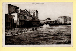 35. DINARD – La Promenade Un Jour De Tempête (voir Scan Recto/verso) - Dinard