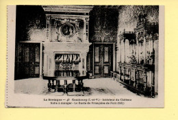 35. COMBOURG – Intérieur Du Château / Salle à Manger / Le Buste De Françoise De Foix (voir Scan Recto/verso) - Combourg