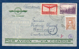 First Flight Entirely LATI To Europe (Germany) From Buenos Aires, 16/7/1941   (075) - Aéreo