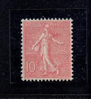 FRANCE - N°129 ** MNH TB + TTB CENTRAGE - 1903-60 Semeuse A Righe