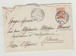 BUSTA CON LETTERA - POSTA MILITARE 97 DEL 1918 -COMANDO ARTIGLIERIA XIII CORPO D'ARMATA VIAGGIATA VERSO ROMA WW1 - Poststempel