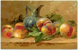 G.350  C. KLEIN - Still Life Painting - Peaches - Klein, Catharina