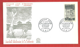 FDC  XXEME ANNIVERSAIRE LIBERATION 21 3 1964 - 1960-1969