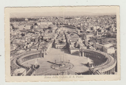 CARTOLINA ROMA - CUPOLA SAN PIETRO - POSTA MILITARE DEL 1917 - ANNULLO 43 SQUADRIGLIA AEROPLANI CON CENSURA WW1 - Iglesias