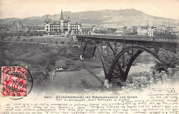 Schweiz - BERN - Kirchenfeldbrücke Mit Nationalmuseum Und Gurten - Verlag Burgy 1453 - Bern