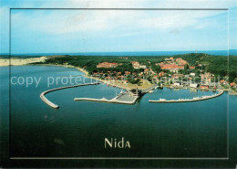 73637010 Nida Hafen Fliegeraufnahme Nida - Lithuania