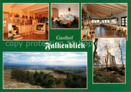 73637009 Witzelroda Gasthof Falkenblick Landschaftspanorama Thueringer Wald Burg - Other & Unclassified