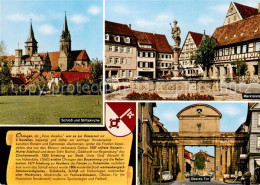 73636990 Oehringen Hohenlohe Schloss Stiftskirche Marktplatz Brunnen Oberes Tor  - Otros & Sin Clasificación