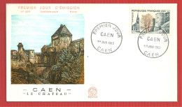 FDC  CAEN LE CHATEAU 1 6 1963 - 1960-1969