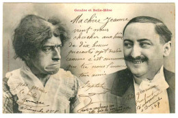 CPA Fantaisie Bergeret . Gendre Et Belle Mère . 1904 - Bergeret