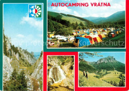 73636927 Mala Fatra Autocamping Vratna Landschaftspanorama Kleine Fatra Wasserfa - Slovakia