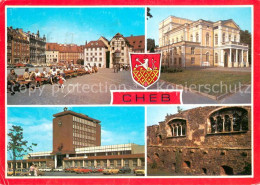 73636923 Cheb Eger Platz Innenstadt Theater Bahnhof Schloss  - Czech Republic