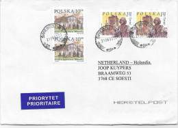 Postzegels > Europa > Polen > 1944-.... Republiek > 2001-10 >brief Met 4 Postzegels (17133) - Briefe U. Dokumente