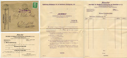 Germany 1929 Drucksache Cover W/ Forms; Leipzig - Geverko To Ostenfelde; 5pf. President Hindenburg - Brieven En Documenten