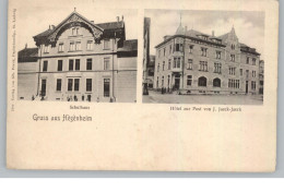 F 68220 HEGENHEIM, Hotel Zur Post / Schulhaus, Verlag Frank, Ca. 1900 - Saint Louis