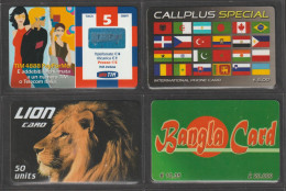 ITALIA:  RICARICHE  -  LOTTO  4  USATE  -  QUESTE. - [2] Sim Cards, Prepaid & Refills