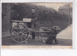 TOURCOING: Attelage De Chiens, Presse, Marchand De Journaux - Très Bon état - Tourcoing