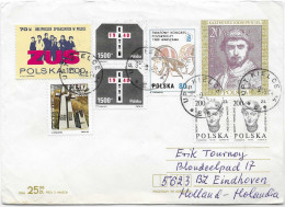 Postzegels > Europa > Polen > Postwaardestukken Briefomslag Met 7 Zegels Bijfrankering (17134) - Ganzsachen