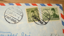 EGYPT Cover Sent By Paquebot PORT SAID ............ Boite1 .............. 240424-264 - Cartas & Documentos