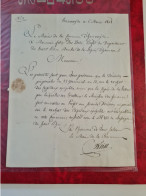 Lettre  FRANCHISE HUNAWIHR 1908 RACHAT DES CAPITAUX EXIGIBLES - 1801-1848: Précurseurs XIX