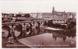 82 - MONTAUBAN  - Le Vieux Pont Et Le Musée Igres - Le Clocher De Saint Jacques - Carte Glacée - Montauban