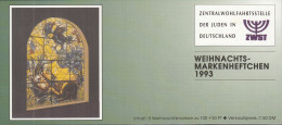 BRD ZWJ-MH 26, Postfrisch **, Privates Markenheftchen Der Wohlfahrt Der Juden, Mit 5x 1708, Weihnachten, 1993 - Altri & Non Classificati