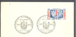 TROUVLLE S/ MER (Société Mutualiste Des Sapeurs-pompiers - Fête Du Centenaire) (sur Enveloppe Entière) - Commemorative Postmarks