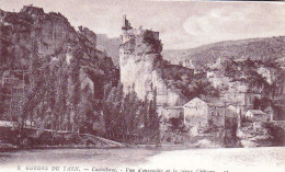 48 -  Lozere - Gorges Du Tarn - Castelbouc - Vue D'ensemble Et Le Vieux Chateau - Andere & Zonder Classificatie