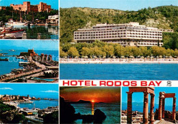 73636539 Rhodos Rhodes Aegaeis Hotel Rodos Bay Festung Hafenpartien Tempelruine  - Griekenland