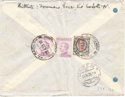 ITALIA Lettera  Racommendata Roma Racomm. Accettazione, 22 IV 1925 A Olten, Svizzera - Storia Postale