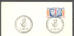 LES RICEYS (Aube) (Congrès Départemental Sapeurs-pompiers) (sur Enveloppe Entière) - Commemorative Postmarks