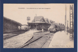 CPA [13] Bouches-du-Rhône > Tarascon Gare Station Train Circulée - Tarascon