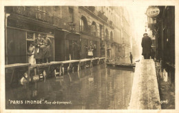 PARIS INONDE RUE DE VERNEUIL - Inondations De 1910