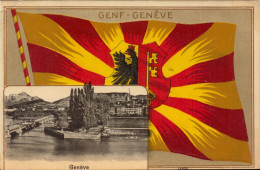 Suisse, Geneve, Drapeau, Blason - Genève