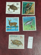 RYUKYUS SELLOS  Japon Tortugas,Naturaleza,Aves Serie Completa   Año 1966 Sellos Nuevos *** - Nuovi