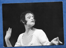 CPM Carte Photo Bromure Photo PAUL PASTOR - Le Mime Marceau 1967 Avignon Tirage 100 Exp - Artistas