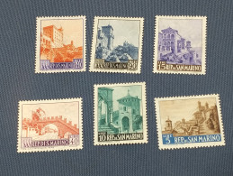 San Marino  SELLOS  Palacios    Yvert 666/1  Serie Completa   Año 1966 Hb  Sellos Nuevos *** - Unused Stamps