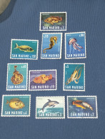 San Marino  SELLOS  Peces Del Mediterraneo   Yvert 676/5  Serie Completa   Año 1966   Sellos Nuevos *** - Neufs