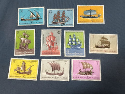 San Marino  SELLOS  Barcos   Yvert 573/2  Serie Completa   Año 1962 Hb  Sellos Nuevos *** - Unused Stamps