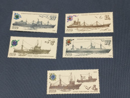 Rusia SELLOS Barcos Yvert 5010/4  Serie Completa   Año 1983   Sellos Nuevos *** MNH - Schiffe