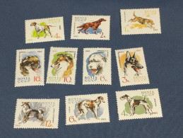 Rusia SELLOS Perros  Yvert 2917/6 Serie Completa   Año 1965 Hb  Sellos Nuevos *** MNH - Hunde