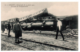 Catastrophe Du 14/08/1910. Ensemble Du Tamponnement - Saujon